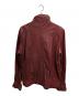 LIUGOO LEATHERS (リューグーレザーズ) ラムレザージャケット レッド サイズ:LL：6000円