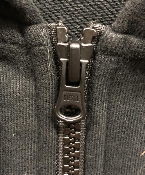 DIESEL（ディーゼル）DIESEL (ディーゼル) AMST-BOWE-Z-HT32パーカー ブラック サイズ:Lの古着・服飾アイテム