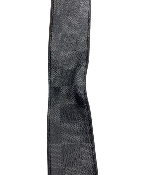 LOUIS VUITTON（ルイ ヴィトン）LOUIS VUITTON (ルイ ヴィトン) サンチュール LVイニシャル 40MM 85/34 ブラック・グレーの古着・服飾アイテム