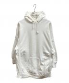 Champion×LAND'S ENDチャンピオン×ランズエンド）の古着「コラボブランク目無しプルオーバーパーカー」｜ホワイト