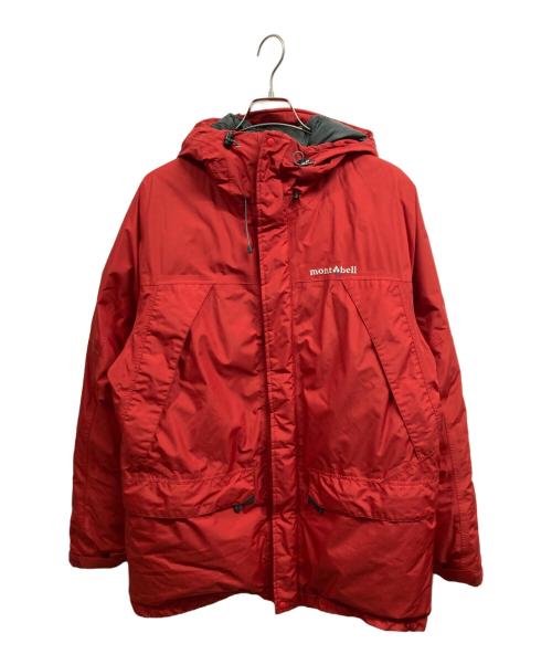 mont-bell（モンベル）mont-bell (モンベル) パウダーランドパーカ/ ダウンジャケット レッド サイズ:Lの古着・服飾アイテム