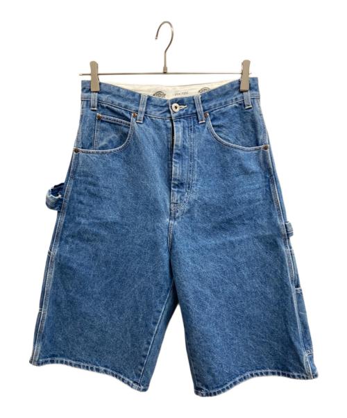 Dickies（ディッキーズ）Dickies (ディッキーズ) INSCRIRE (アンスクリア) デニムカーペンターハーフパンツ インディゴ サイズ:Sの古着・服飾アイテム