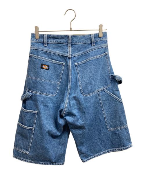 Dickies（ディッキーズ）Dickies (ディッキーズ) INSCRIRE (アンスクリア) デニムカーペンターハーフパンツ インディゴ サイズ:Sの古着・服飾アイテム