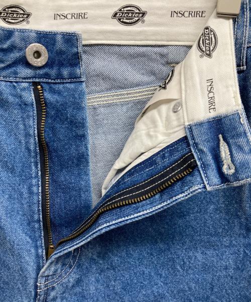 Dickies（ディッキーズ）Dickies (ディッキーズ) INSCRIRE (アンスクリア) デニムカーペンターハーフパンツ インディゴ サイズ:Sの古着・服飾アイテム