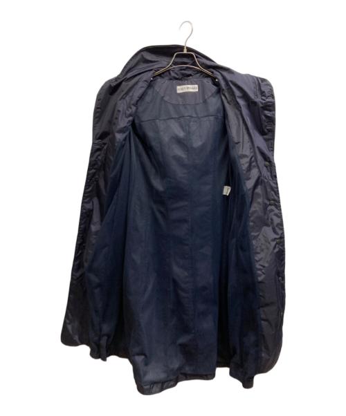ISSEY MIYAKE（イッセイミヤケ）ISSEY MIYAKE (イッセイミヤケ) フードロングコート/パラシュートコート ネイビー サイズ:3の古着・服飾アイテム