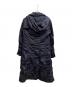 ISSEY MIYAKE (イッセイミヤケ) フードロングコート/パラシュートコート ネイビー サイズ:3：50000円