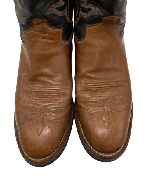 Justin boot（ジャスティンブーツ）Justin boot (ジャスティンブーツ) ウエスタンブーツ ブラウン サイズ:10Dの古着・服飾アイテム