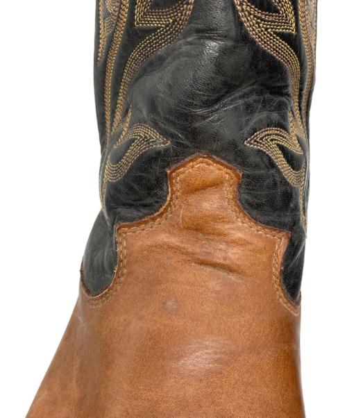 Justin boot（ジャスティンブーツ）Justin boot (ジャスティンブーツ) ウエスタンブーツ ブラウン サイズ:10Dの古着・服飾アイテム