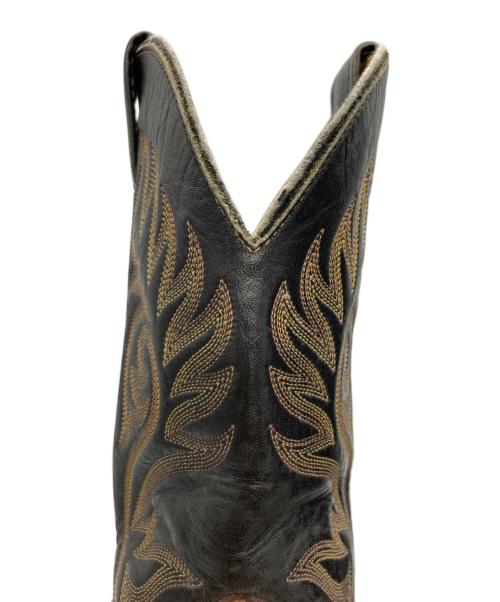 Justin boot（ジャスティンブーツ）Justin boot (ジャスティンブーツ) ウエスタンブーツ ブラウン サイズ:10Dの古着・服飾アイテム