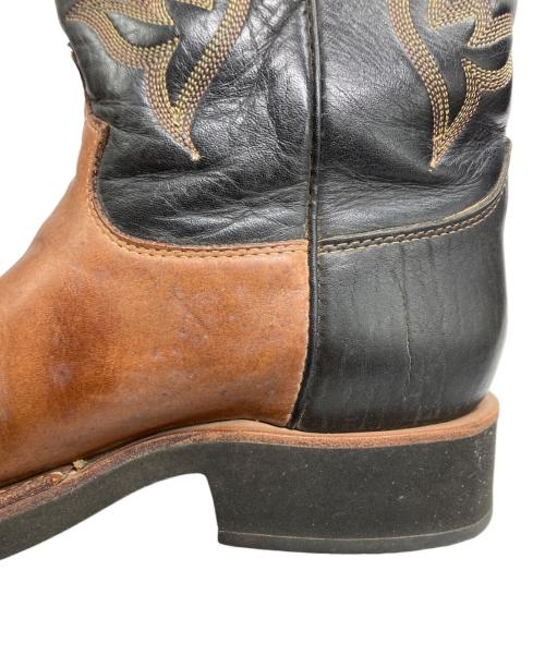 Justin boot（ジャスティンブーツ）Justin boot (ジャスティンブーツ) ウエスタンブーツ ブラウン サイズ:10Dの古着・服飾アイテム