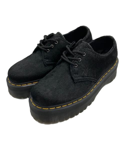 Dr.Martens（ドクターマーチン）Dr.Martens (ドクターマーチン) 1461 QUAD 3 ホール シューズ ブラック サイズ:US7の古着・服飾アイテム