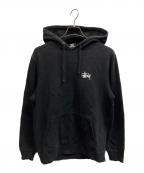 stussyステューシー）の古着「Stock International Hood/stussy」｜ブラック