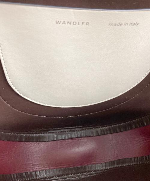 WANDLER（ワンドラー）WANDLER (ワンドラー) ハンドバッグ ブルー・アイボリーの古着・服飾アイテム