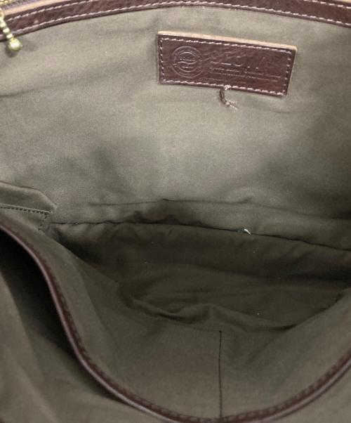 SLOW（スロウ）SLOW (スロウ) レザーショルダーバッグ ブラウンの古着・服飾アイテム