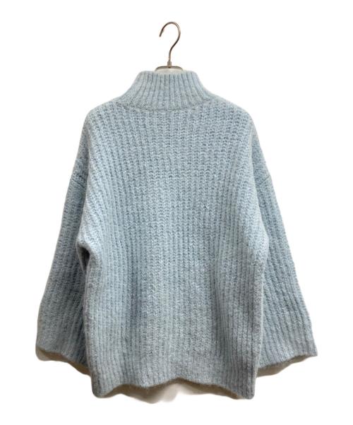 A.P.C.（アーペーセー）A.P.C. (アーペーセー) モックネックモヘヤニット ブルー サイズ:Sの古着・服飾アイテム