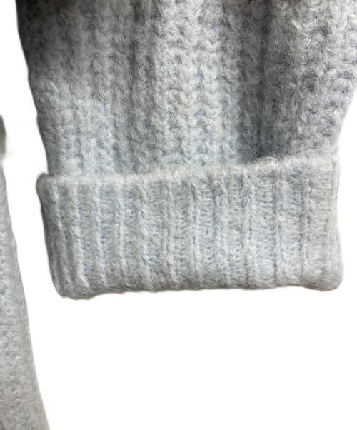 A.P.C.（アーペーセー）A.P.C. (アーペーセー) モックネックモヘヤニット ブルー サイズ:Sの古着・服飾アイテム