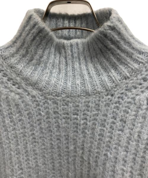 A.P.C.（アーペーセー）A.P.C. (アーペーセー) モックネックモヘヤニット ブルー サイズ:Sの古着・服飾アイテム