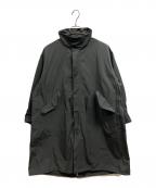 UNITED ARROWSユナイテッドアローズ）の古着「P GABA スタンドカラーモッズコート/UNITED ARROWS」｜グレー