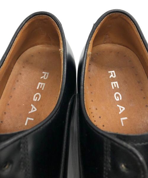 REGAL（リーガル）REGAL (リーガル) ストレートチップシューズ ブラック サイズ:24 1/2の古着・服飾アイテム