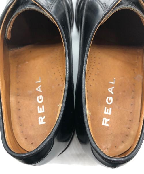 REGAL（リーガル）REGAL (リーガル) ストレートチップシューズ ブラック サイズ:24 1/2の古着・服飾アイテム