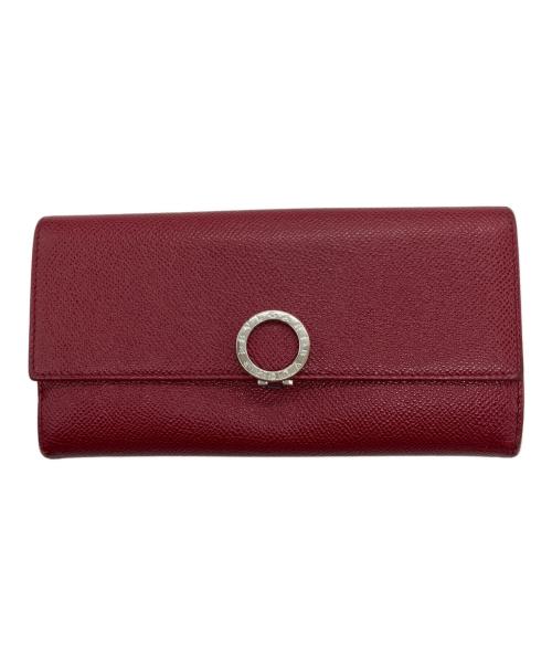 BVLGARI（ブルガリ）BVLGARI (ブルガリ) 長財布 レッドの古着・服飾アイテム