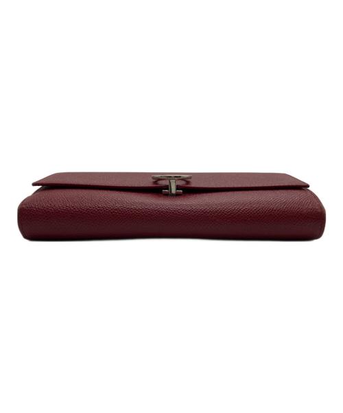 BVLGARI（ブルガリ）BVLGARI (ブルガリ) 長財布 レッドの古着・服飾アイテム