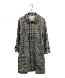 BEAMS BOY×Harris Tweed（ビームスボーイ×ハリスツイード）の古着「バルカラーコート/BEAMS BOY/Harris Tweed」｜ホワイト