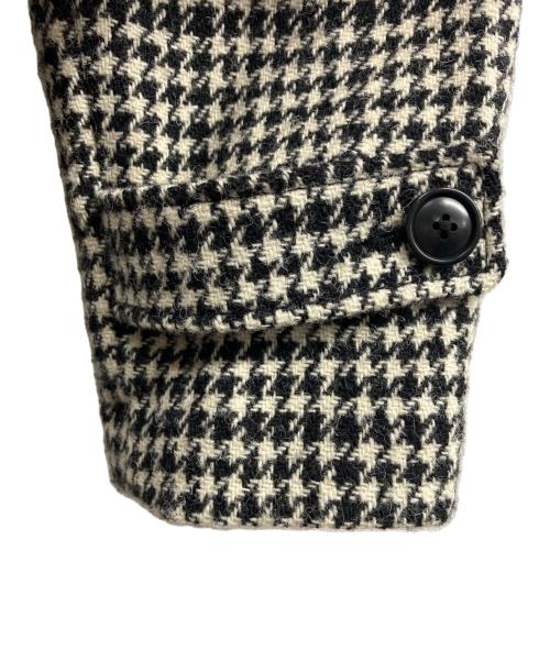 BEAMS BOY（ビームスボーイ）BEAMS BOY (ビームスボーイ) Harris Tweed (ハリスツイード) バルカラーコート/BEAMS BOY/Harris Tweed ホワイト サイズ:FREEの古着・服飾アイテム