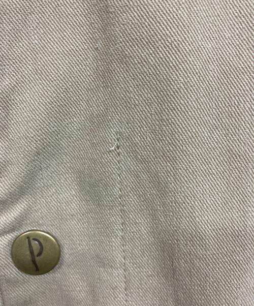 PAPAS（パパス）PAPAS (パパス) 襟コーデュロイカバーオール/PAPAS ベージュ サイズ:Mの古着・服飾アイテム
