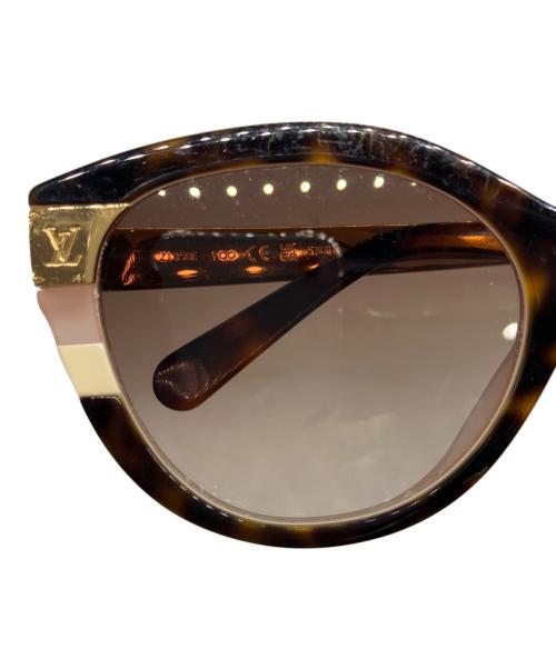 LOUIS VUITTON（ルイ ヴィトン）LOUIS VUITTON (ルイ ヴィトン) サングラス/LOUIS VUITTON ピンク×ブラウン サイズ:57□18 140の古着・服飾アイテム