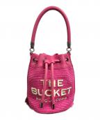 MARC JACOBSマークジェイコブス）の古着「The Woven Bucket Bag/MARC JACOBS」｜ピンク