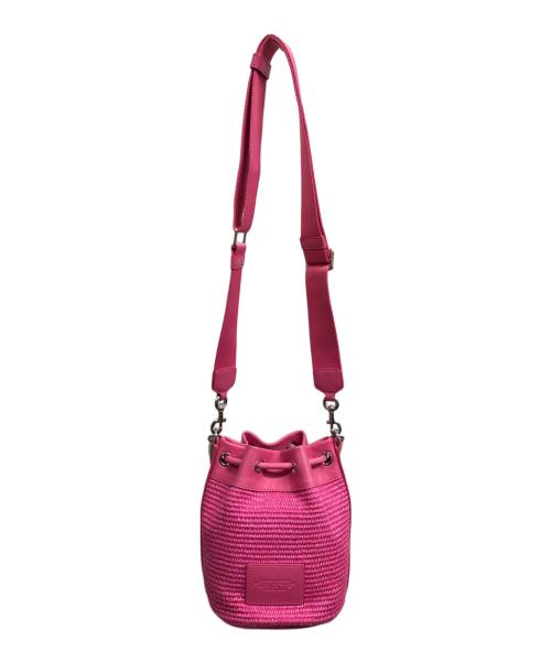 MARC JACOBS（マークジェイコブス）MARC JACOBS (マークジェイコブス) The Woven Bucket Bag/MARC JACOBS ピンクの古着・服飾アイテム