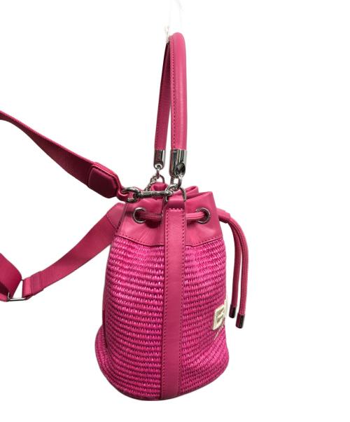 MARC JACOBS（マークジェイコブス）MARC JACOBS (マークジェイコブス) The Woven Bucket Bag/MARC JACOBS ピンクの古着・服飾アイテム