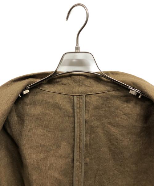 JOURNAL STANDARD（ジャーナルスタンダード）JOURNAL STANDARD (ジャーナルスタンダード) フレンチリネンツイルジャケット/JOURNAL STANDARD ブラウン サイズ:ＦＲＥＥの古着・服飾アイテム