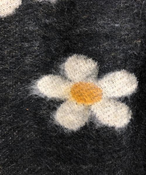 TOWN CRAFT（タウンクラフト）TOWN CRAFT (タウンクラフト) SHAGGY PATTERN ZIP VEST ブラック サイズ:38-40の古着・服飾アイテム