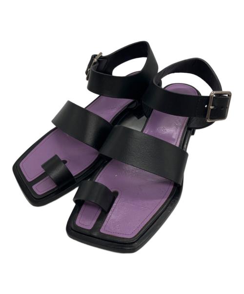Maison Margiela（メゾンマルジェラ）Maison Margiela (メゾンマルジェラ) ストラップサンダル/Maison Margiela ブラック サイズ:37の古着・服飾アイテム