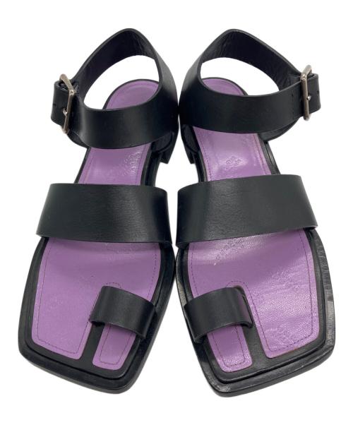 Maison Margiela（メゾンマルジェラ）Maison Margiela (メゾンマルジェラ) ストラップサンダル/Maison Margiela ブラック サイズ:37の古着・服飾アイテム