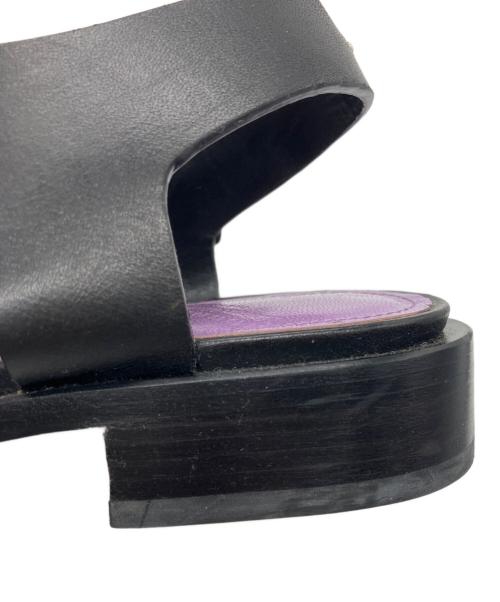 Maison Margiela（メゾンマルジェラ）Maison Margiela (メゾンマルジェラ) ストラップサンダル/Maison Margiela ブラック サイズ:37の古着・服飾アイテム