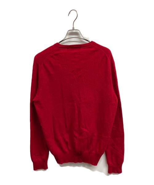 POLO RALPH LAUREN（ポロ・ラルフローレン）POLO RALPH LAUREN (ポロ・ラルフローレン) Vネックニット/POLO RALPH LAUREN レッド サイズ:Mの古着・服飾アイテム