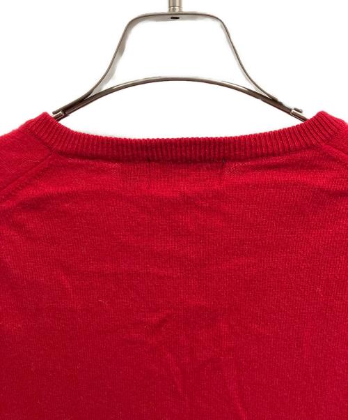 POLO RALPH LAUREN（ポロ・ラルフローレン）POLO RALPH LAUREN (ポロ・ラルフローレン) Vネックニット/POLO RALPH LAUREN レッド サイズ:Mの古着・服飾アイテム