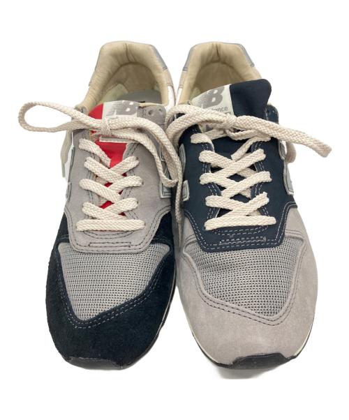 NEW BALANCE（ニューバランス）NEW BALANCE (ニューバランス) ローカットスニーカー/	NEW BALANCE グレー×ネイビー サイズ:26の古着・服飾アイテム