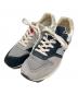 NEW BALANCE（ニューバランス）の古着「ローカットスニーカー/	NEW BALANCE」｜グレー×ネイビー