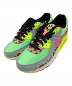 NIKEナイキ）の古着「ウィメンズ エアマックス 90 LX "アニマル/サファリ"/NIKE」｜イエロー×グリーン