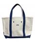 L.L.Bean（エルエルビーン）の古着「コラボトートバッグ/L.L.Bean/Flower miffy」｜ネイビー×ベージュ