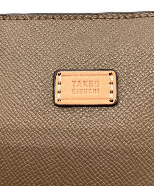 TAKEO KIKUCHI（タケオキクチ）TAKEO KIKUCHI (タケオキクチ) スプリットレザー ミニショルダー/TAKEO KIKUCHI ベージュ 未使用品の古着・服飾アイテム