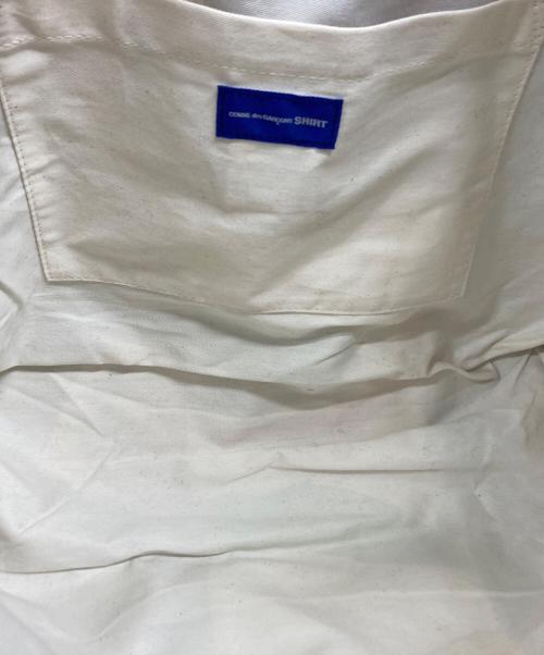 COMME des GARCONS SHIRT（コムデギャルソンシャツ）COMME des GARCONS SHIRT (コムデギャルソンシャツ) PVCトートバッグ ブルーの古着・服飾アイテム