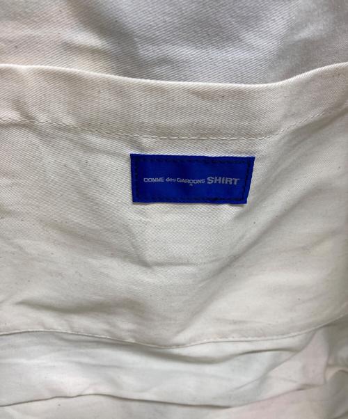 COMME des GARCONS SHIRT（コムデギャルソンシャツ）COMME des GARCONS SHIRT (コムデギャルソンシャツ) PVCトートバッグ ブルーの古着・服飾アイテム