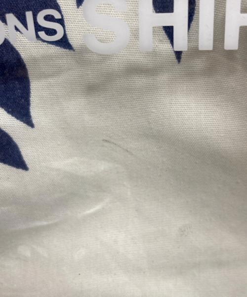 COMME des GARCONS SHIRT（コムデギャルソンシャツ）COMME des GARCONS SHIRT (コムデギャルソンシャツ) PVCトートバッグ ブルーの古着・服飾アイテム