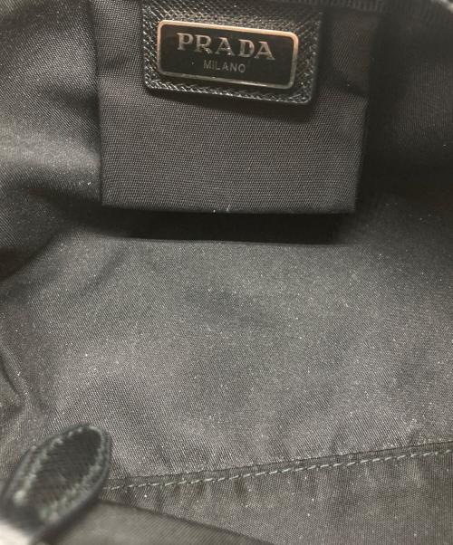 PRADA（プラダ）PRADA (プラダ) コスメポーチ ブラックの古着・服飾アイテム