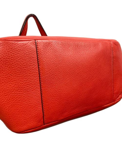 COACH（コーチ）COACH (コーチ) レザートートバッグ レッドの古着・服飾アイテム